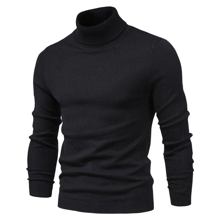 Warmer Rollkragenpullover für Männer, perfekt für kalte Herbst- und Wintertage