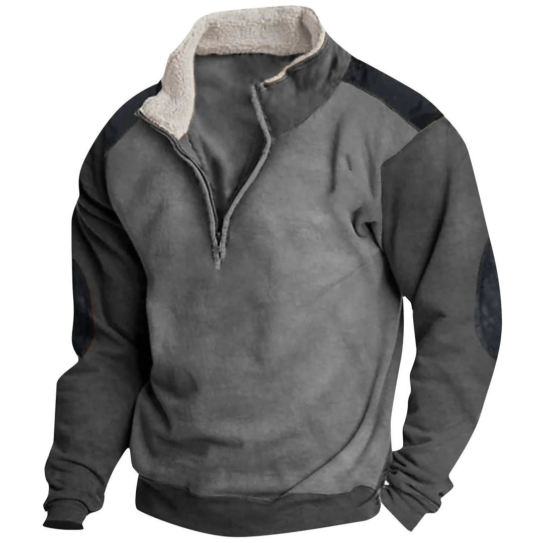 Warmer Statement-Pullover für Herren mit auffälligem Design, ideal für kalte Tage und stilvolle Auftritte