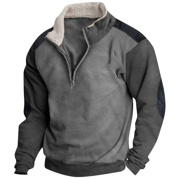 Warmer Statement-Pullover für Herren mit auffälligem Design, ideal für kalte Tage und stilvolle Auftritte
