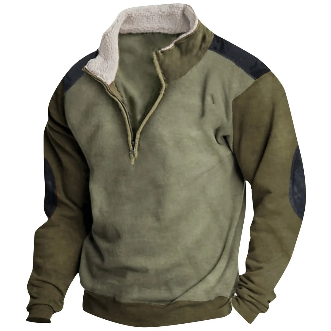 Warmer Statement-Pullover für Herren mit auffälligem Design, ideal für kalte Tage und stilvolle Auftritte