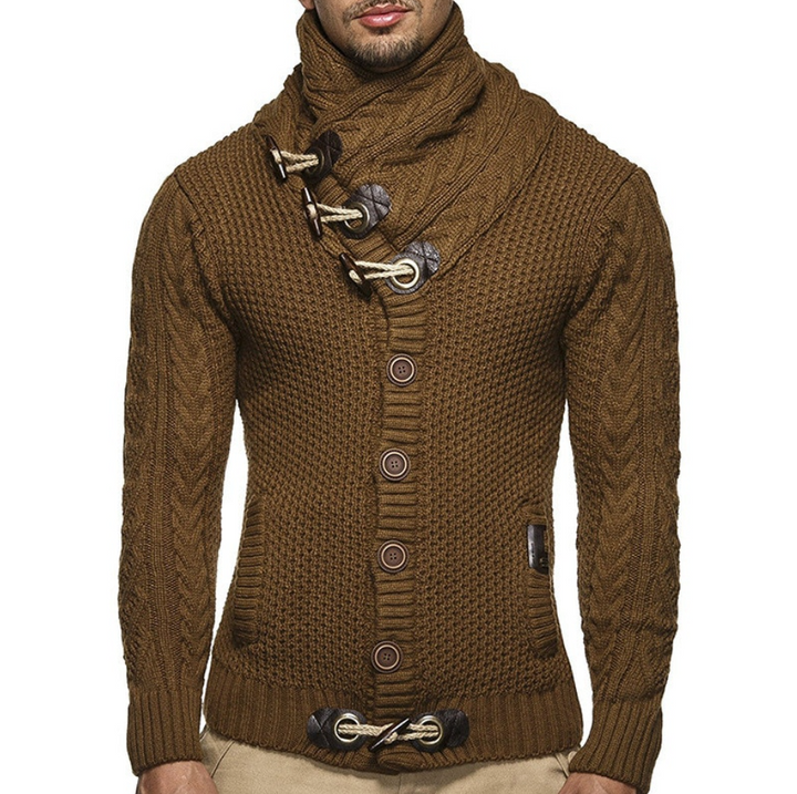 Warmer Winterpullover für Männer, ideal für kalte Herbst- und Wintertage.
