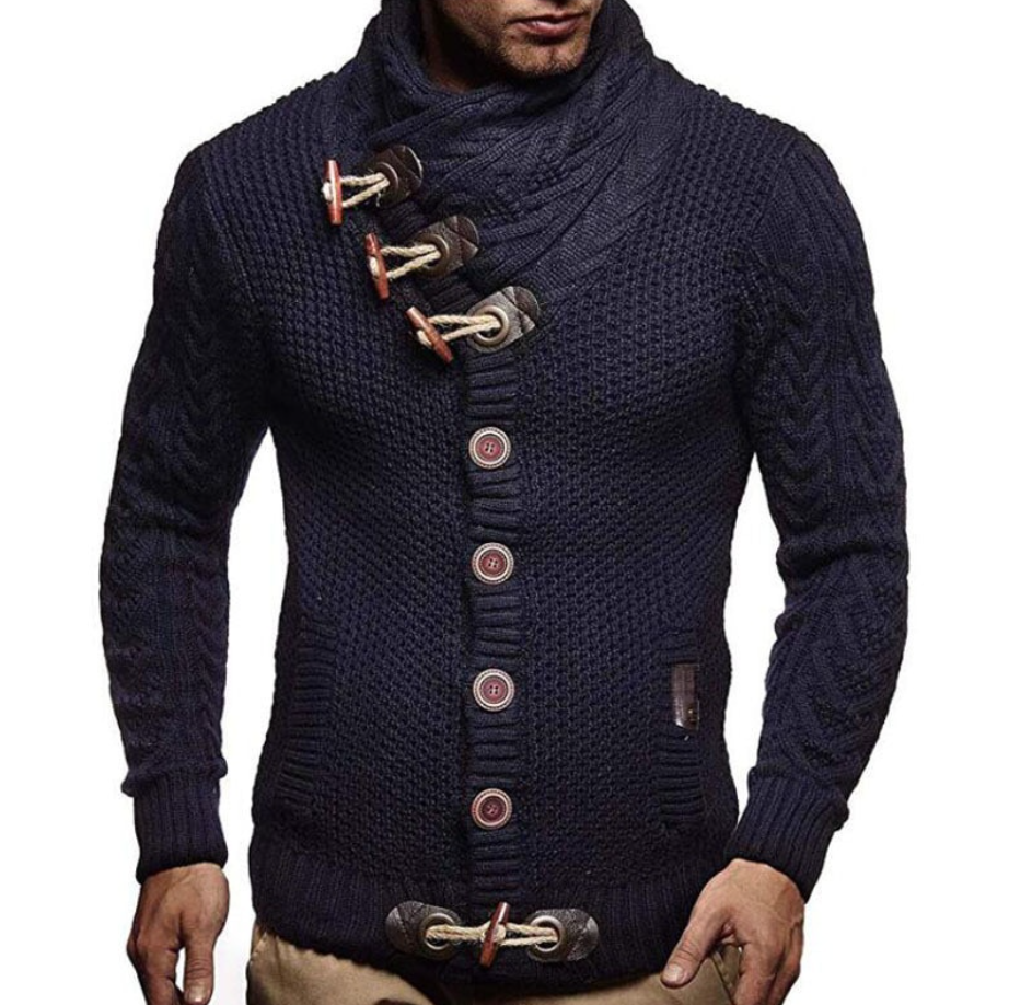 Warmer Winterpullover für Männer, ideal für kalte Herbst- und Wintertage.