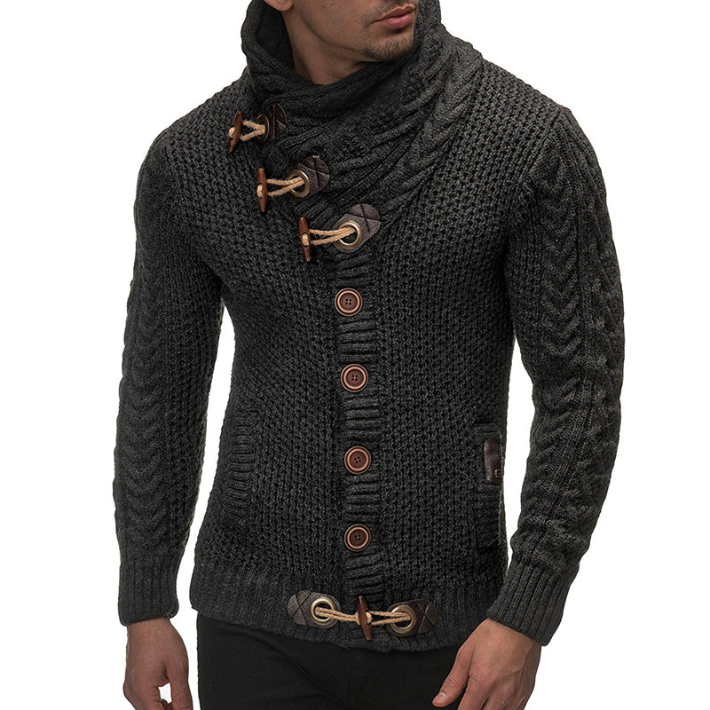 Warmer Winterpullover für Männer, ideal für kalte Herbst- und Wintertage.