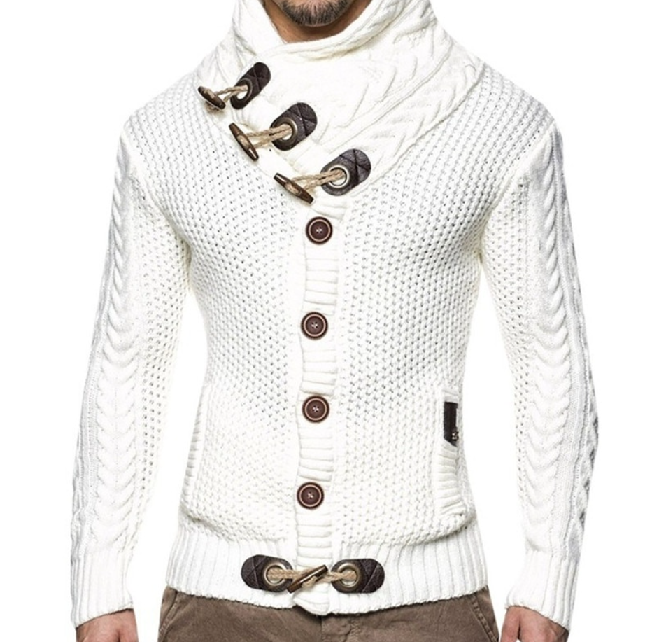 Warmer Winterpullover für Männer, ideal für kalte Herbst- und Wintertage.