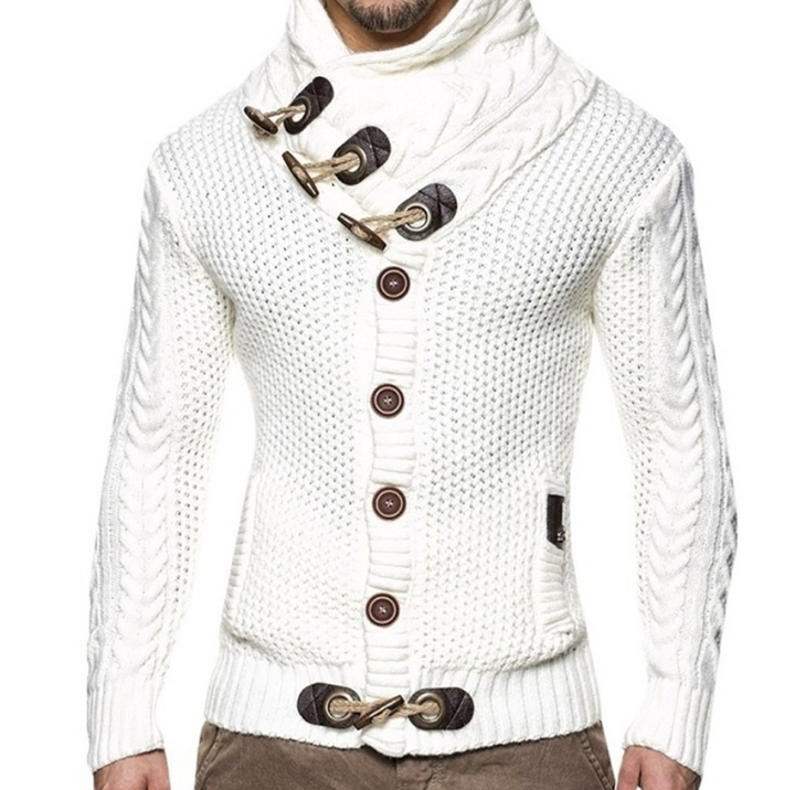 Warmer Winterpullover für Männer, ideal für kalte Herbst- und Wintertage.