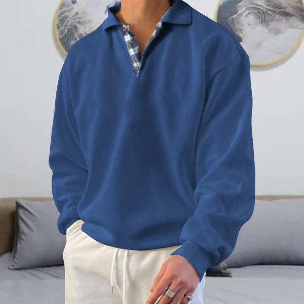 Warmer Winterpullover für Männer, ideal für kalte Herbst- und Wintertage mit stilvollem Komfort.
