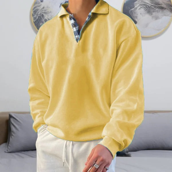 Warmer Winterpullover für Männer, ideal für kalte Herbst- und Wintertage mit stilvollem Komfort.