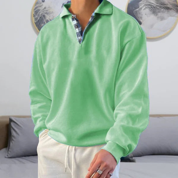 Warmer Winterpullover für Männer, ideal für kalte Herbst- und Wintertage mit stilvollem Komfort.