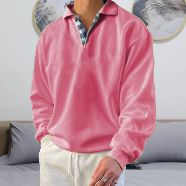 Warmer Winterpullover für Männer, ideal für kalte Herbst- und Wintertage mit stilvollem Komfort.