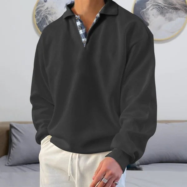 Warmer Winterpullover für Männer, ideal für kalte Herbst- und Wintertage mit stilvollem Komfort.