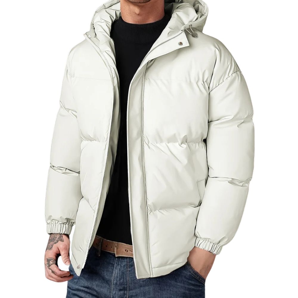 Wasser- und winddichte Winterjacke für Männer – ideal für Herbst- und Wintertage, funktional und stilvoll.