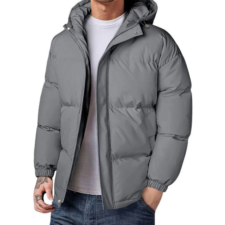 Wasser- und winddichte Winterjacke für Männer – ideal für Herbst- und Wintertage, funktional und stilvoll.