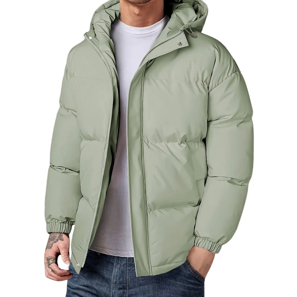 Wasser- und winddichte Winterjacke für Männer – ideal für Herbst- und Wintertage, funktional und stilvoll.