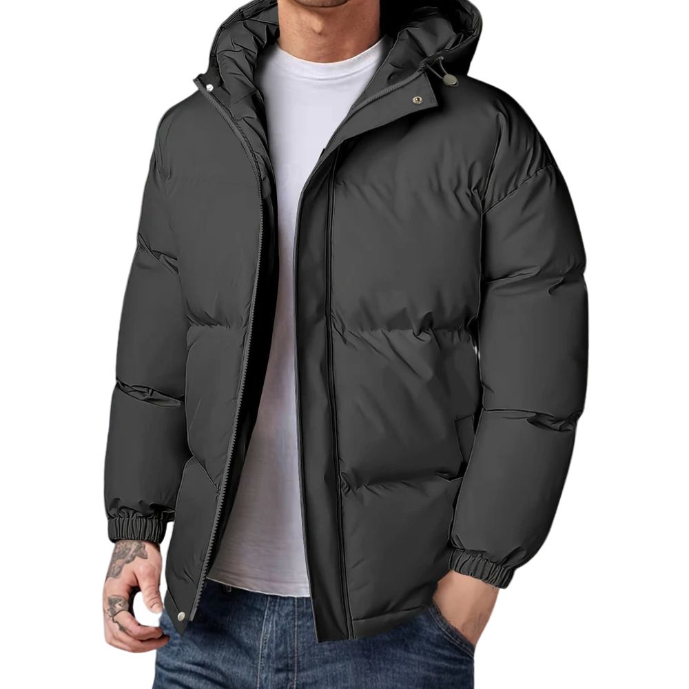 Wasser- und winddichte Winterjacke für Männer – ideal für Herbst- und Wintertage, funktional und stilvoll.