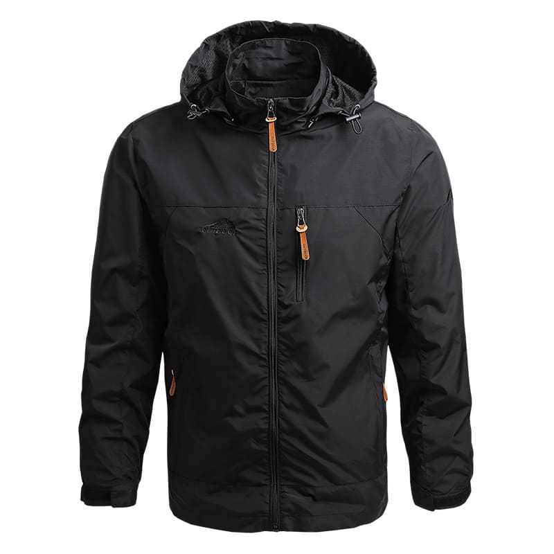 Wasserdichte Jacke für Männer, ideal für Herbst- und Wintertage, schützt vor Regen und Wind mit stilvollem Design.