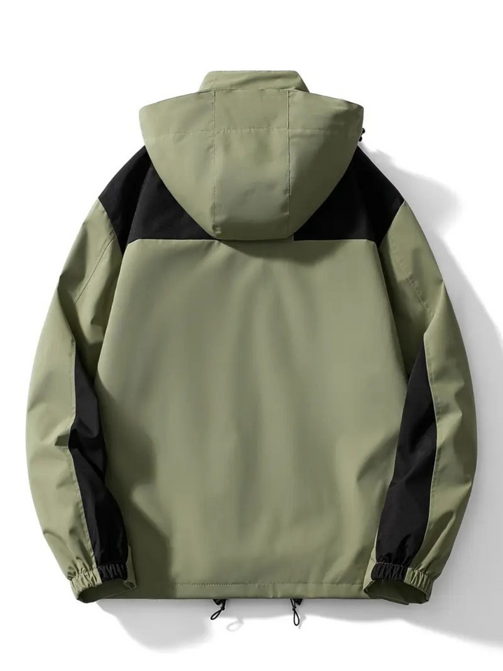 Wasserdichte warme 3-Lagen-Winterjacke, schützt vor Kälte und Nässe bei extremem Wetter.