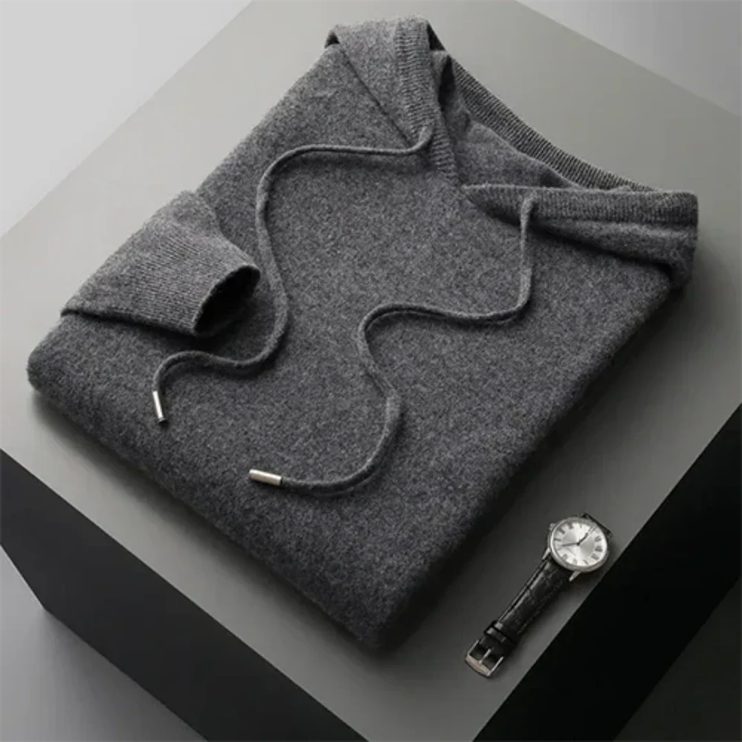 Bequemer weicher Kapuzenpullover für Männer, perfekt für entspannte Freizeitlooks