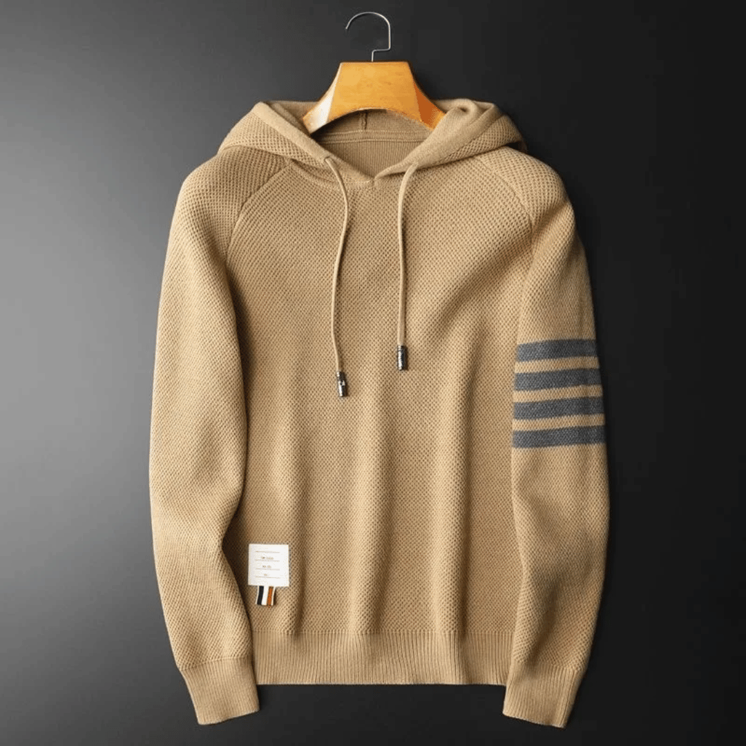 Weicher lässiger Kapuzenpulli für Männer, bequem und stylisch für Herbst- und Wintertage.