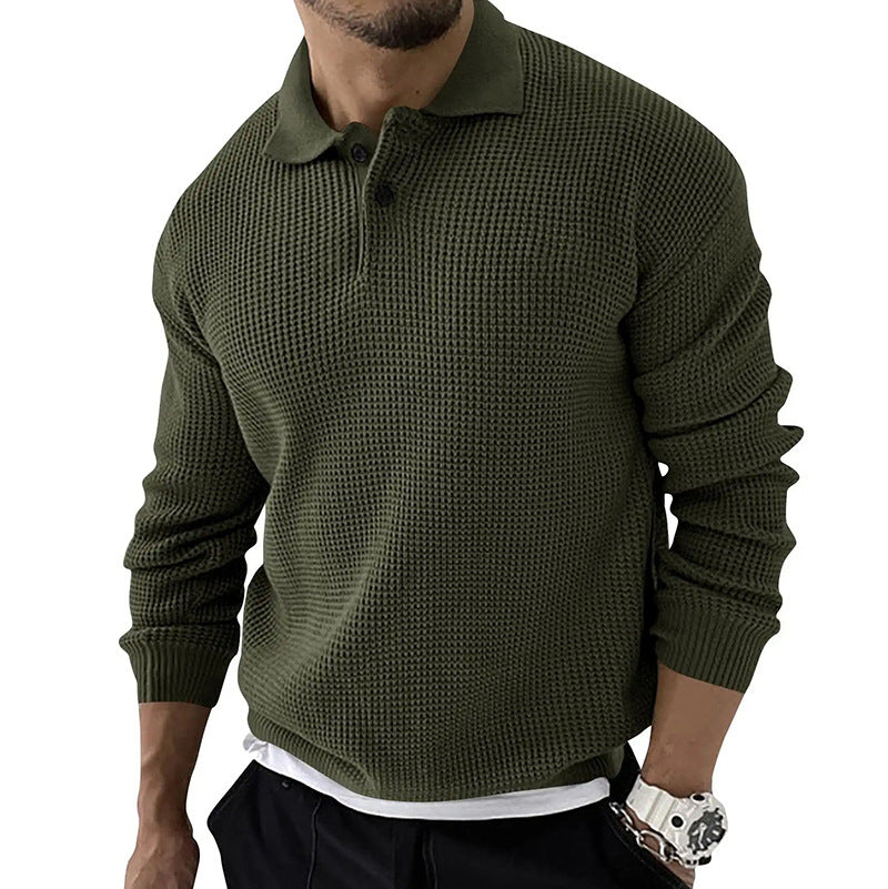  Weicher Strickpullover für Männer, warm und stilvoll für Herbst- und Wintertage