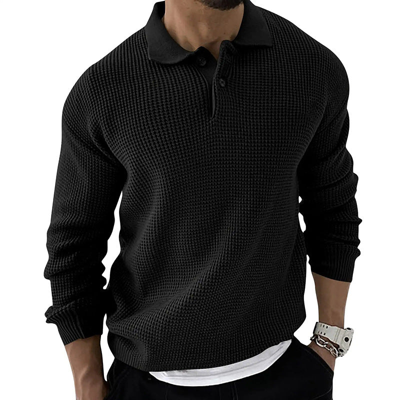  Weicher Strickpullover für Männer, warm und stilvoll für Herbst- und Wintertage