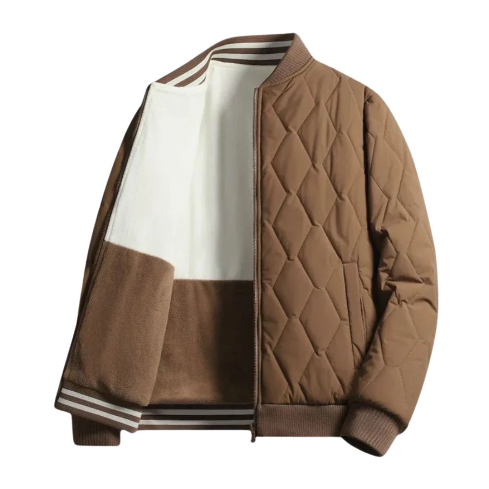 Wind- und wasserdichte Jacke für Männer – ideal für Herbst- und Wintertage.