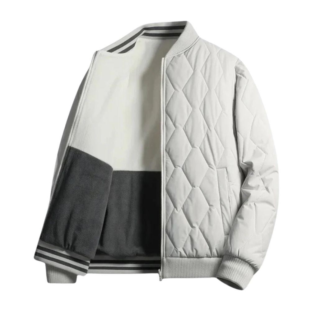 Wind- und wasserdichte Jacke für Männer – ideal für Herbst- und Wintertage.