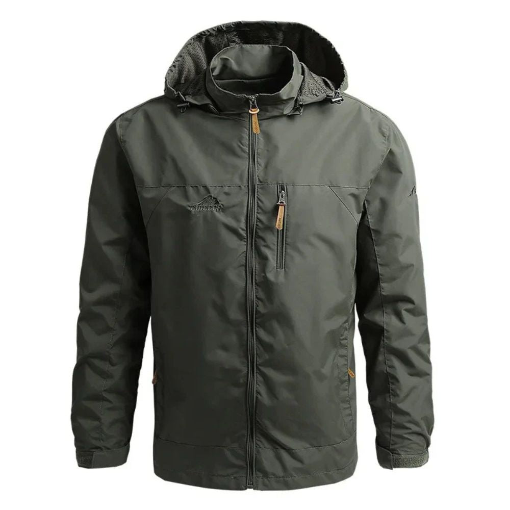 Wind- und wasserdichte Jacke für Männer – Perfekter Schutz vor Regen und Wind, ideal für Herbst- und Wintertage.