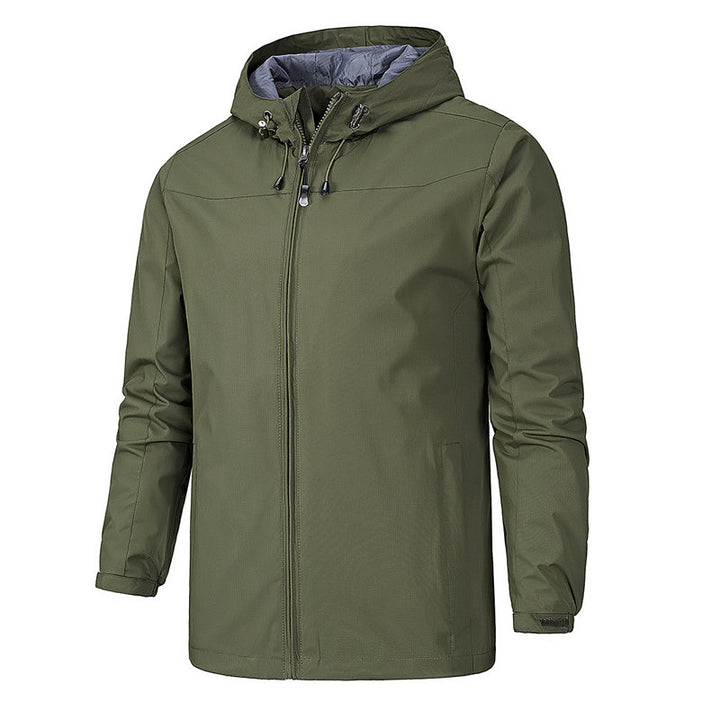 Winddichte Regenjacke für Männer, ideal für regnerische Herbst- und Wintertage