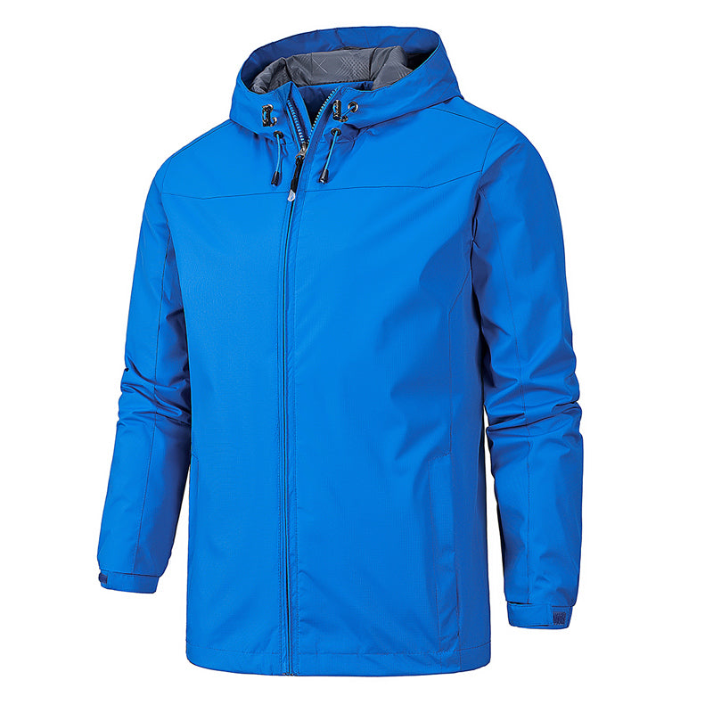 Winddichte Regenjacke für Männer, ideal für regnerische Herbst- und Wintertage