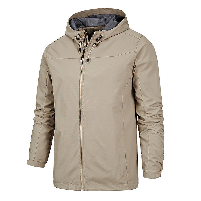 Winddichte Regenjacke für Männer, ideal für regnerische Herbst- und Wintertage