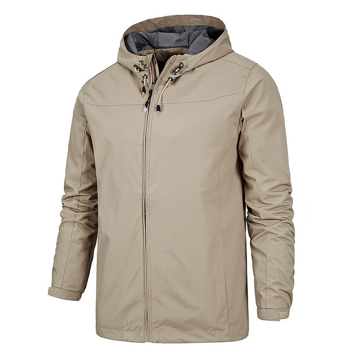 Winddichte Regenjacke für Männer, ideal für regnerische Herbst- und Wintertage