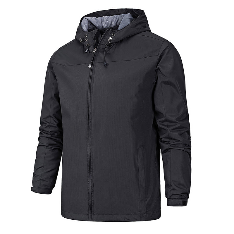 Winddichte Regenjacke für Männer, ideal für regnerische Herbst- und Wintertage