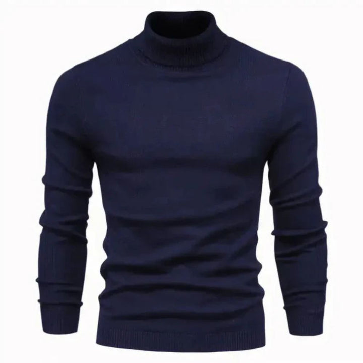 Zeitloser Rollkragenpullover für Männer – warm, elegant und ideal für Herbst- und Wintertage.