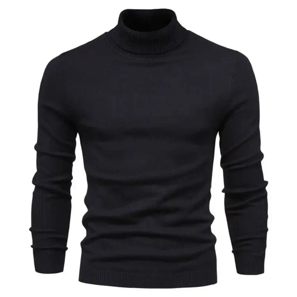 Zeitloser Rollkragenpullover für Männer – warm, elegant und ideal für Herbst- und Wintertage.
