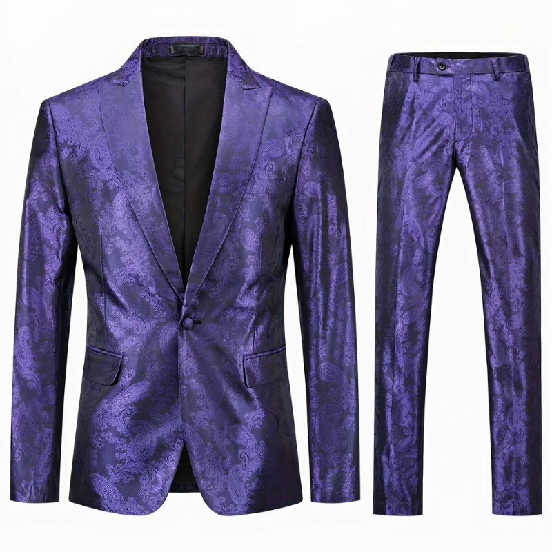 Zweiteiliger modischer Hochzeitsgastanzug für Männer – eleganter Herrenanzug mit Slim Fit für festliche Anlässe
