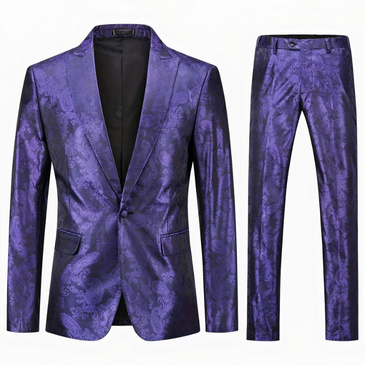 Zweiteiliger modischer Hochzeitsgastanzug für Männer – eleganter Herrenanzug mit Slim Fit für festliche Anlässe