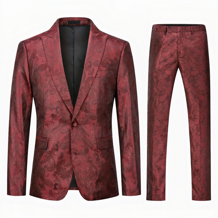 Zweiteiliger modischer Hochzeitsgastanzug für Männer – eleganter Herrenanzug mit Slim Fit für festliche Anlässe