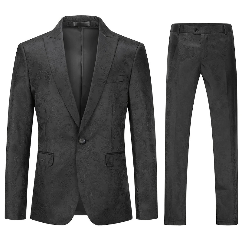 Zweiteiliger modischer Hochzeitsgastanzug für Männer – eleganter Herrenanzug mit Slim Fit für festliche Anlässe